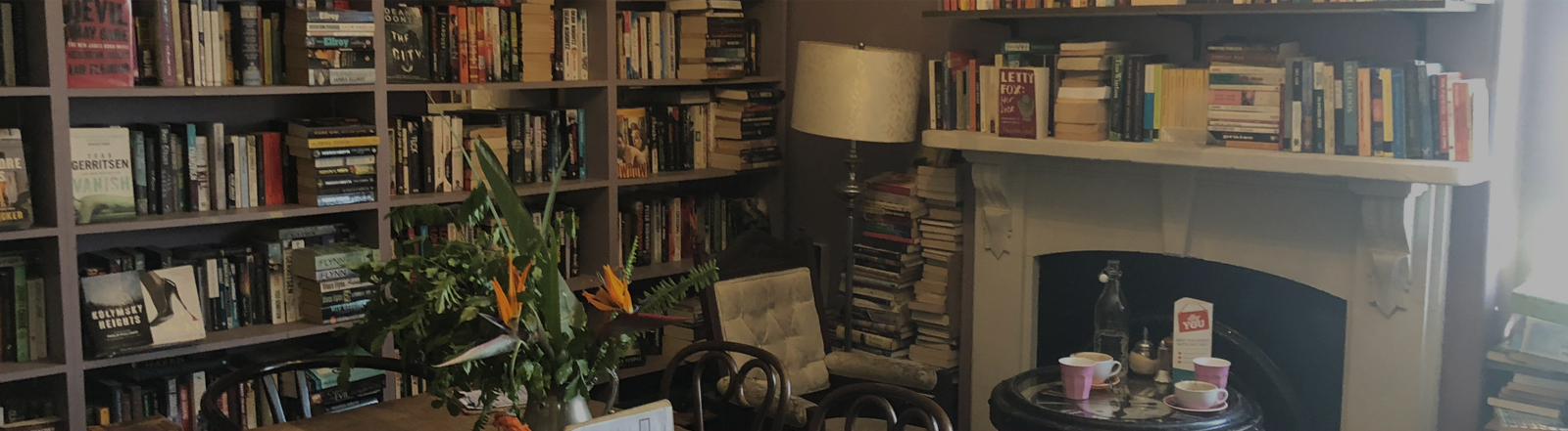 corner of a book store